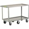 Little Giant® Shelf Truck w/2 Lip Shelves, 3600 lb. Capacity, 53-1/2"L x 30"W x 36"H, Gray
