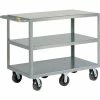Little Giant® Shelf Truck w/3 Shelves, 3600 lb. Capacity, 53-1/2"L x 30"W x 36"H, Gray