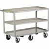Little Giant® Shelf Truck w/3 Lip Shelves, 3600 lb. Capacity, 53-1/2"L x 24"W x 36"H, Gray
