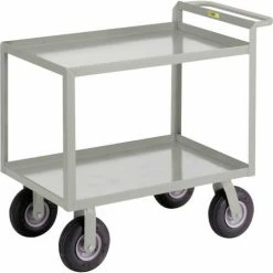Little Giant® Instrument Cart w/Hand Guard, 1200 lb. Capacity, 41-1/2"L x 24"W x 38"H, Gray