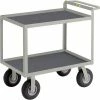 Little Giant® Instrument Cart w/Hand Guard & Mat, 1200 lb. Cap, 53-1/2"L x 30"W x 38"H, Gray