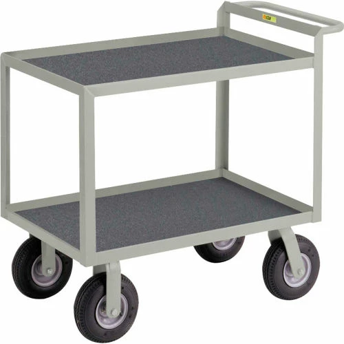 Little Giant® Instrument Cart w/Hand Guard & Mat, 1200 lb. Cap, 53-1/2"L x 30"W x 38"H, Gray 1 Little Giant® Instrument Cart w/Hand Guard & Mat, 1200 lb. Cap, 53-1/2"L x 30"W x 38"H, Gray