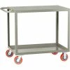 Little Giant® Welded Service Cart w/2 Shelves, 2000 lb. Capacity, 48"L x 30"W x 35"H, Gray