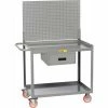 Little Giant® Mobile Workstation w/Pegboard & 1 Drawer, 1200 lb. Capacity, 53"L x 24"W x 60"H