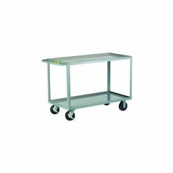 Little Giant® Welded Shelf Truck w/2 Lip Shelves, 3600 lb. Capacity, 36"L x 24"W x 36"H, Gray