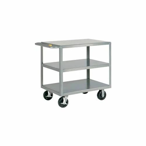 Little Giant® Welded Shelf Truck w/3 Shelves, 3600 lb. Capacity, 48"L x 30"W x 36"H, Gray 1 Little Giant® Welded Shelf Truck w/3 Shelves, 3600 lb. Capacity, 48"L x 30"W x 36"H, Gray