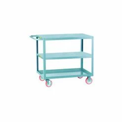 Little Giant® Welded Service Cart w/3 Shelves, 1200 lb. Capacity, 48"L x 30"W x 35"H, Gray
