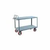 Little Giant® Welded Shelf Truck w/2 Shelves, 3600 lb. Capacity, 48"L x 30"W x 42"H, Gray