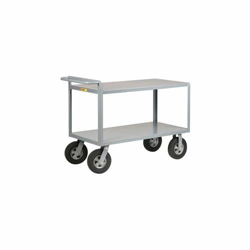 Little Giant® Merchandise Cart w/Flush Shelves, 1500 lb. Capacity, 48"L x 30"W x 40"H, Gray 1 Little Giant® Merchandise Cart w/Flush Shelves, 1500 lb. Capacity, 48"L x 30"W x 40"H, Gray