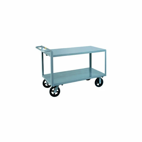 Little Giant® Merchandise Cart w/Flush Shelves & Wheel Brakes, 3600 lb Cap, 48"L x 24"W x 36"H 1 Little Giant® Merchandise Cart w/Flush Shelves & Wheel Brakes, 3600 lb Cap, 48"L x 24"W x 36"H