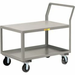 Little Giant® Utility Cart w/2 Shelves, 3600 lb. Capacity, 51"L x 30"W x 42"H