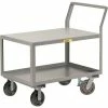 Little Giant® Utility Cart w/2 Shelves & Floor Lock, 3600 lb. Capacity, 51"L x 30"W x 44-1/2"H