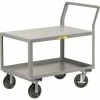 Little Giant® Utility Cart w/2 Shelves & Wheel Brakes, 3600 lb. Cap, 51"L x 30"W x 44-1/2"H