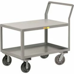 Little Giant® Utility Cart w/2 Shelves, 3600 lb. Capacity, 63"L x 30"W x 44-1/2"H