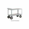 Little Giant® Merchandise Cart w/Tray Shelves, 1500 lb. Capacity, 48"L x 24"W x 40"H, Gray