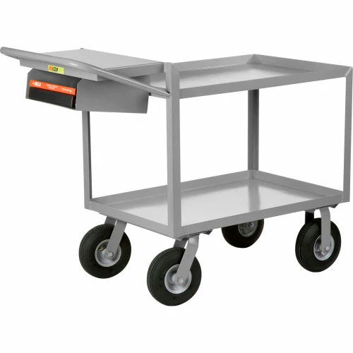 Little Giant® Instrument Cart w/Lip Shelves, 1200 lb. Capacity, 36"L x 24"W x 34"H, Gray 1 Little Giant® Instrument Cart w/Lip Shelves, 1200 lb. Capacity, 36"L x 24"W x 34"H, Gray