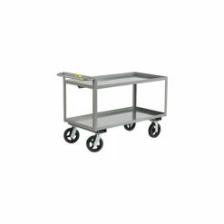 Little Giant® Merchandise Cart w/Tray Shelves & Wheel Brakes, 3600 lb. Cap, 36"L x 24"W x 36"H