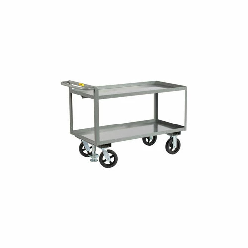 Little Giant® Merchandise Cart w/Tray Shelves & Floor Lock, 2400 lb. Cap, 48"L x 30"W x 36"H 1 Little Giant® Merchandise Cart w/Tray Shelves & Floor Lock, 2400 lb. Cap, 48"L x 30"W x 36"H