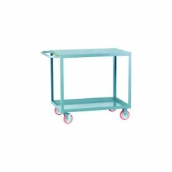 Little Giant® Welded Service Cart w/2 Shelves, 1200 lb. Capacity, 24"L x 18"W x 35"H, Gray