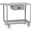 Little Giant® Service Cart w/1 Drawer, 1200 lb. Capacity, 36"L x 24"W x 35"H, Gray