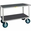 Little Giant® Instrument Cart w/Flat Shelves & Vinyl Mat, 1200 lb. Cap, 48"L x 24"W x 33-1/2"H