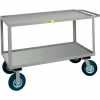 Little Giant® Instrument Cart w/Lip Shelves, 1200 lb. Cap, 36"L x 24"W x 33-1/2"H, Gray