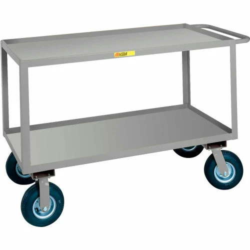 Little Giant® Instrument Cart w/Lip Shelves, 1200 lb. Cap, 48"L x 30"W x 33-1/2"H, Gray 1 Little Giant® Instrument Cart w/Lip Shelves, 1200 lb. Cap, 48"L x 30"W x 33-1/2"H, Gray