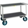Little Giant® Instrument Cart w/Tray Shelves & Vinyl Mat, 1200 lb. Cap, 48"L x 30"W x 33-1/2"H
