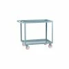 Little Giant® Welded Service Cart w/2 Lip Shelves, 1200 lb. Capacity, 60"L x 30"W x 35"H, Gray