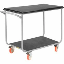 Little Giant® Instrument Cart w/Poly Lock Casters, 1000 lb. Cap, 36"L x 24"W x 34-1/2"H, Gray