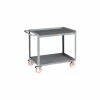 Little Giant® Mobile Workstation w/2 Shelves, 1200 lb. Capacity, 48"L x 24"W x 34"H, Gray