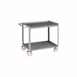 Little Giant® Mobile Workstation w/2 Shelves, 1200 lb. Capacity, 48"L x 24"W x 34"H, Gray