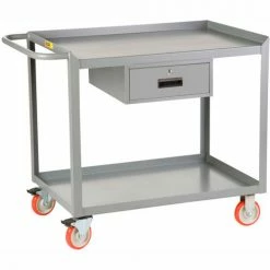 Little Giant® Mobile Workstation w/1 Drawer, 1200 lb. Capacity, 48"L x 24"W x 34"H, Gray