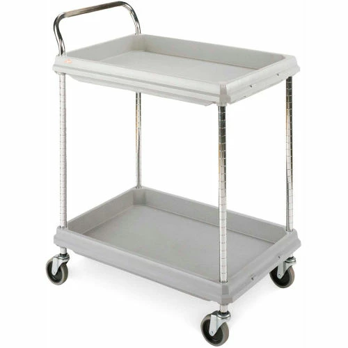 Metro® Utility Cart w/2 Shelves, 300 lb. Capacity, 32"L x 21-1/2"W x 41"H, Gray 1 Metro® Utility Cart w/2 Shelves, 300 lb. Capacity, 32"L x 21-1/2"W x 41"H, Gray
