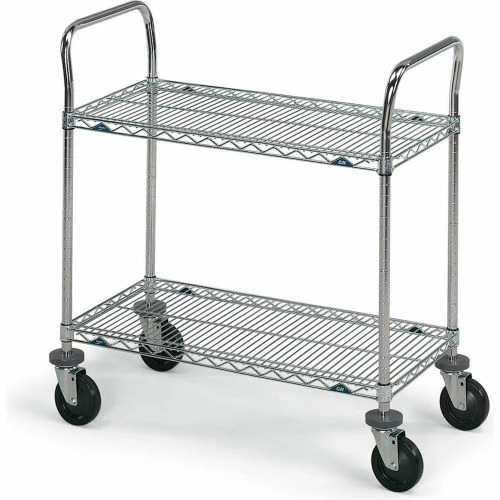 Metro® Super Erecta Steel Wire Utility Cart w/2 Shelves, 150 lb. Capacity, 36"L x 18"W x 39"H 1 Metro® Super Erecta Steel Wire Utility Cart w/2 Shelves, 150 lb. Capacity, 36"L x 18"W x 39"H