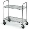 Metro® Super Erecta Steel Wire Utility Cart w/2 Shelves, 150 lb. Capacity, 36"L x 24"W x 39"H