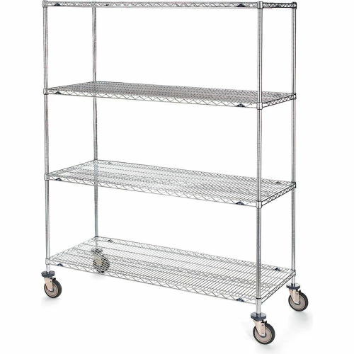 Metro® Super Erecta Shelf Truck w/4 Shelves, 900 lb. Capacity, 36"L x 24"W x 79"H, Silver 1 Metro® Super Erecta Shelf Truck w/4 Shelves, 900 lb. Capacity, 36"L x 24"W x 79"H, Silver