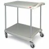 Metro® Utility Cart w/2 Shelves, 300 lb. Capacity, 34-3/8"L x 23-7/16"W x 35-1/2"H, Gray