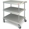 Metro® Utility Cart w/3 Shelves, 400 lb. Capacity, 34-3/8"L x 23-7/16"W x 35-1/2"H, Gray
