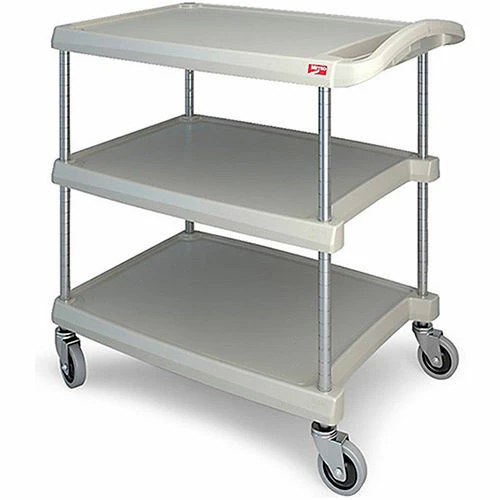 Metro® Utility Cart w/3 Shelves, 400 lb. Capacity, 34-3/8"L x 23-7/16"W x 35-1/2"H, Gray 1 Metro® Utility Cart w/3 Shelves, 400 lb. Capacity, 34-3/8"L x 23-7/16"W x 35-1/2"H, Gray
