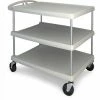 Metro® Utility Cart w/3 Shelves, 500 lb. Capacity, 40-1/4"L x 27-11/16"W x 36-7/8"H, Gray