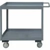Durham Mfg. Durham Mfg® 2 Shelf Stock Cart RSC3-1830-2-95 3" Lips 1200 Lb. Capacity 30 x 18