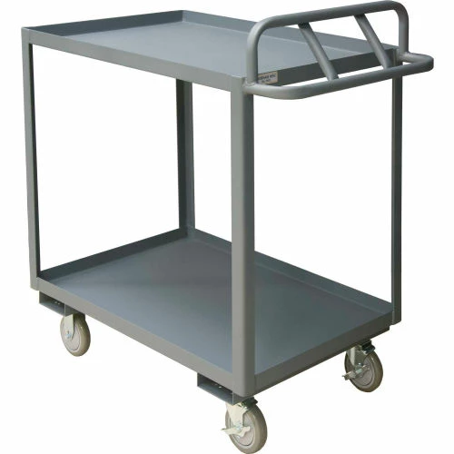 Durham Mfg.® Stock Cart w/2 Shelves, 1200 lb. Capacity, 42"L x 24"W x 42"H, Gray 1 Durham Mfg.® Stock Cart w/2 Shelves, 1200 lb. Capacity, 42"L x 24"W x 42"H, Gray
