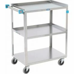 Lakeside® Steel Utility Cart w/3 Shelves, 300 lb. Capacity, 27-1/2"L x 16-1/4"W x 32-1/8"H -Utility Carts Elegant store LAF 311