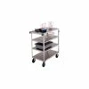 Lakeside® Steel Utility Cart w/4 Flush Shelves, 500 lb. Capacity, 35"L x 19-3/8"W x 36-7/8"H