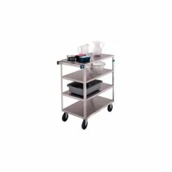 Lakeside® Steel Utility Cart w/4 Shelves, 500 lb. Capacity, 35"L x 19-3/8"W x 36-7/8"H