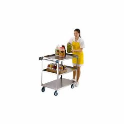 Lakeside® Steel Utility Cart w/3 Shelves, 500 lb. Capacity, 31"L x 19"W x 32"H 31 Lakeside® Steel Utility Cart w/3 Shelves, 500 lb. Capacity, 31"L x 19"W x 32"H -Utility Carts Elegant store LAF 422