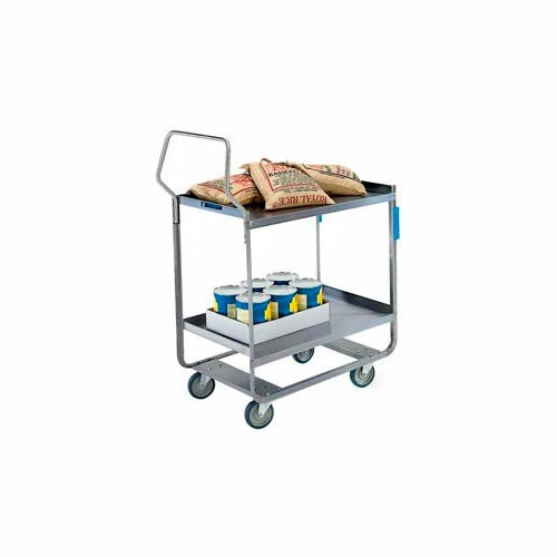 Lakeside® Handler Utility Cart w/2 Shelves, 700 lb. Capacity, 38-5/8"L x 22-3/8"W x 49-1/8"H 1 Lakeside® Handler Utility Cart w/2 Shelves, 700 lb. Capacity, 38-5/8"L x 22-3/8"W x 49-1/8"H
