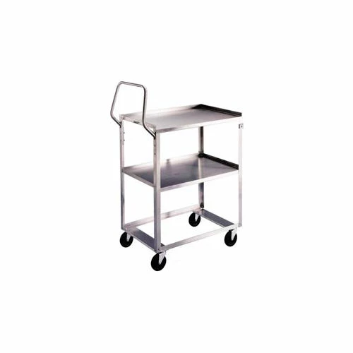 Lakeside® Ergo-One Steel Utility Cart w/3 Shelves, 300 lb. Cap, 28"L x 16-1/2"W x 44-3/8"H 1 Lakeside® Ergo-One Steel Utility Cart w/3 Shelves, 300 lb. Cap, 28"L x 16-1/2"W x 44-3/8"H