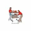 Lakeside® Ergo-One Steel Utility Cart w/2 Shelves, 700 lb. Cap, 35-3/8"L x 18-5/8"W x 46-3/4"H